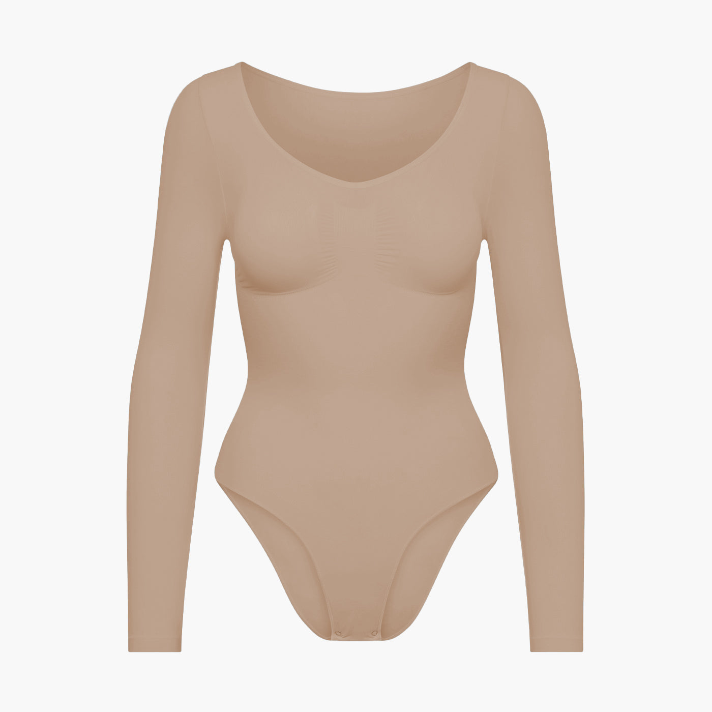 Sculpting Shapewear Long Sleeve Bodysuit with Briefs - Medium Shape