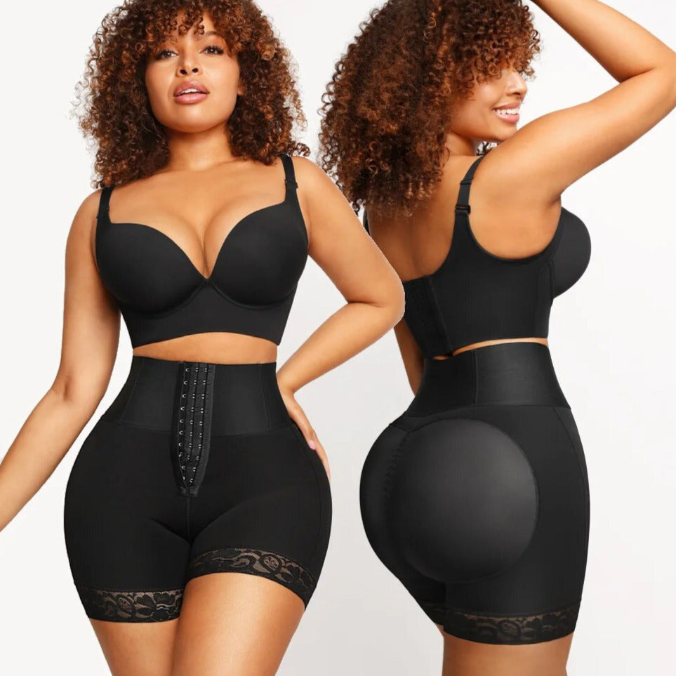 Short modellanti a vita alta con effetto push-up e supporto addominale