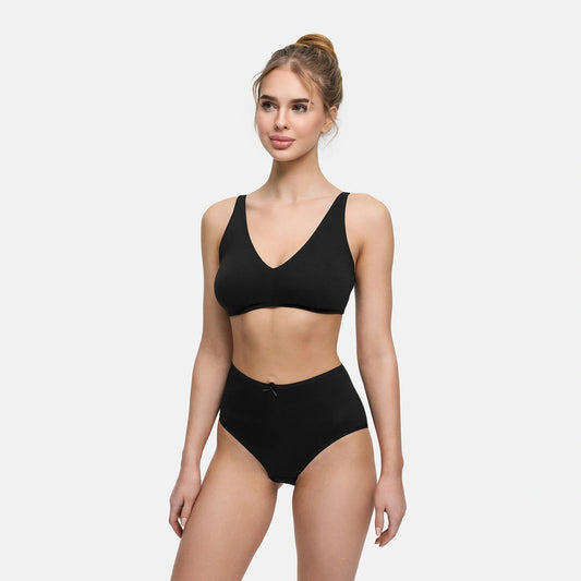 Yüksek Bel Pamuklu Slip - 3'lü Paket