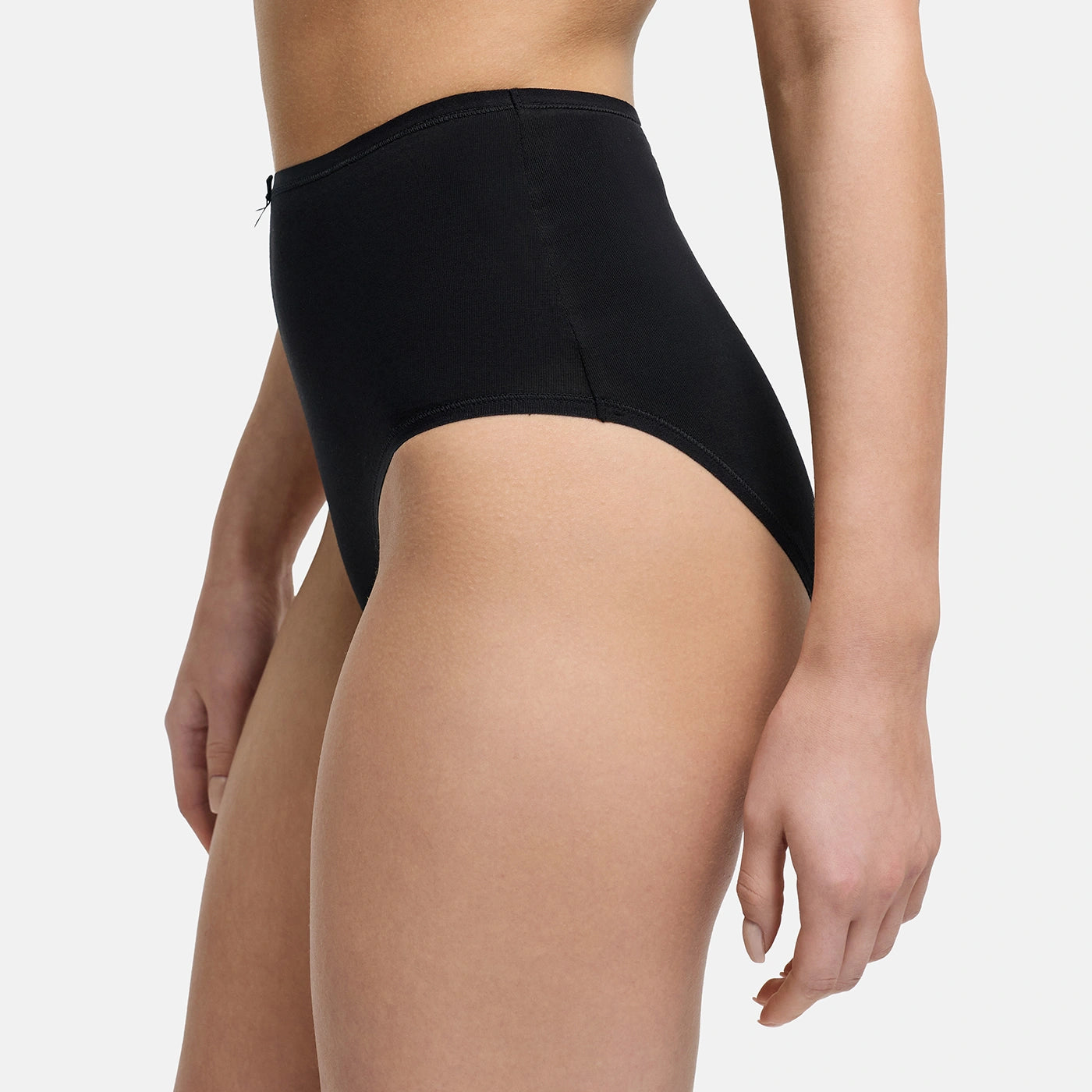 High-Waist Cotton Briefs
