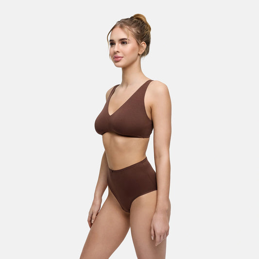Yüksek Bel Pamuklu Slip - 3'lü Paket