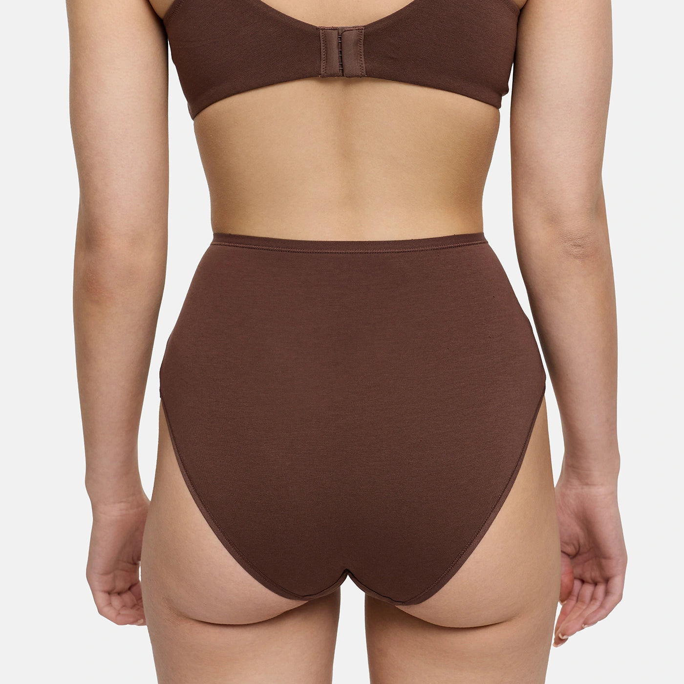 High-Waist Cotton Briefs