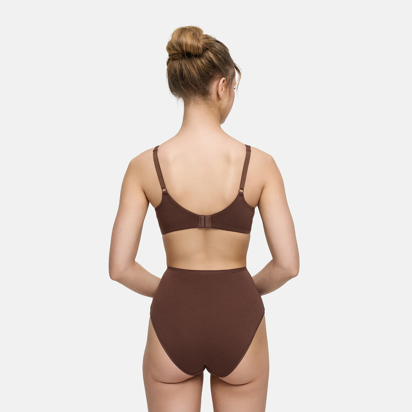 High-Waist Cotton Briefs