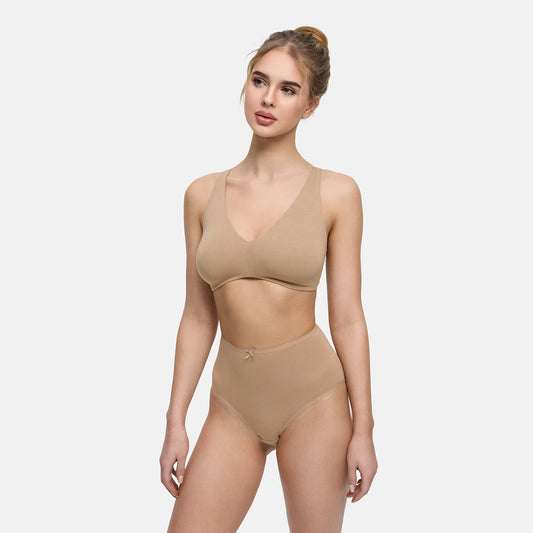 Yüksek Bel Pamuklu Slip - 3'lü Paket