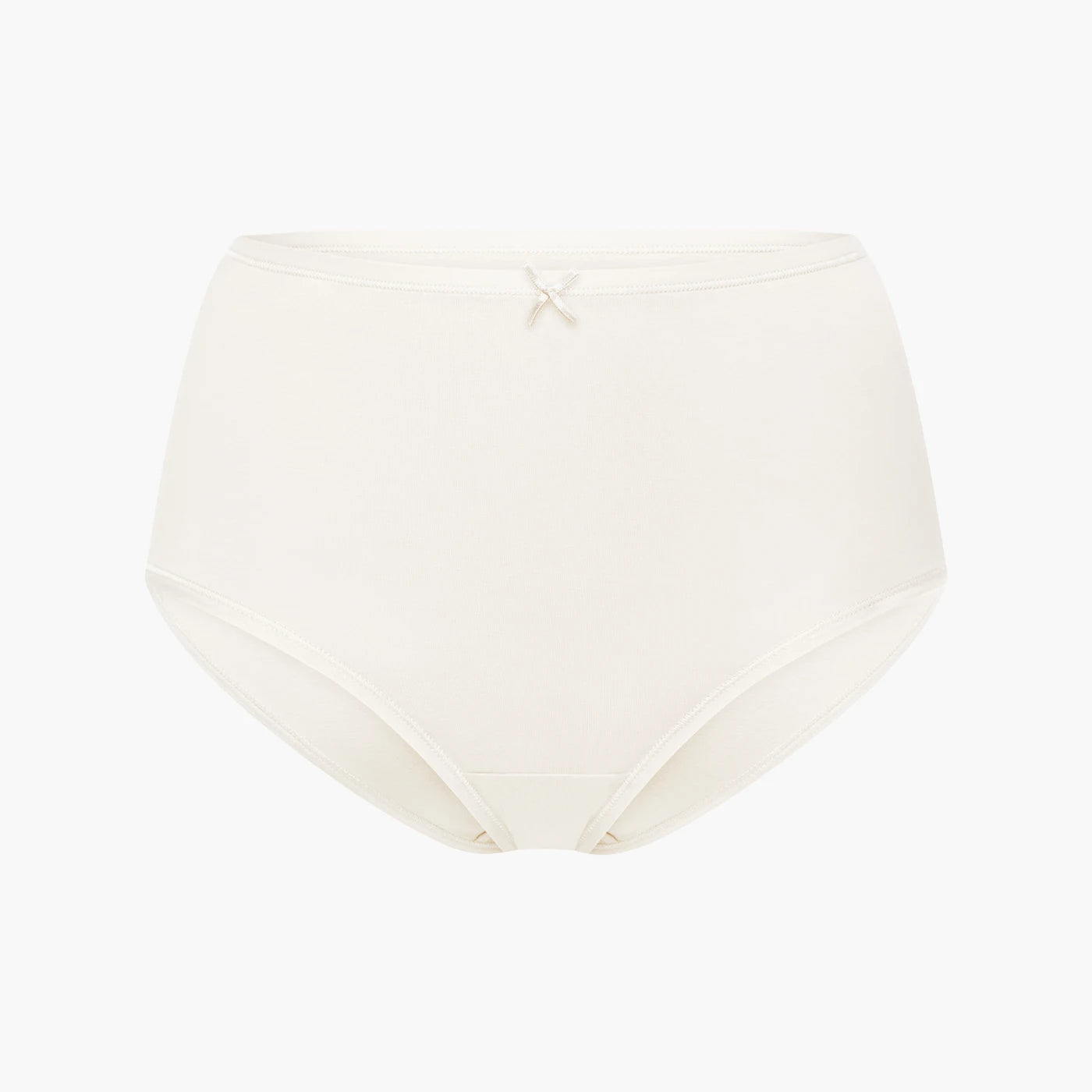 High-Waist Cotton Briefs