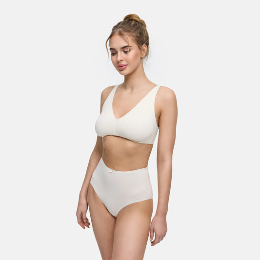 Yüksek Bel Pamuklu Slip - 3'lü Paket