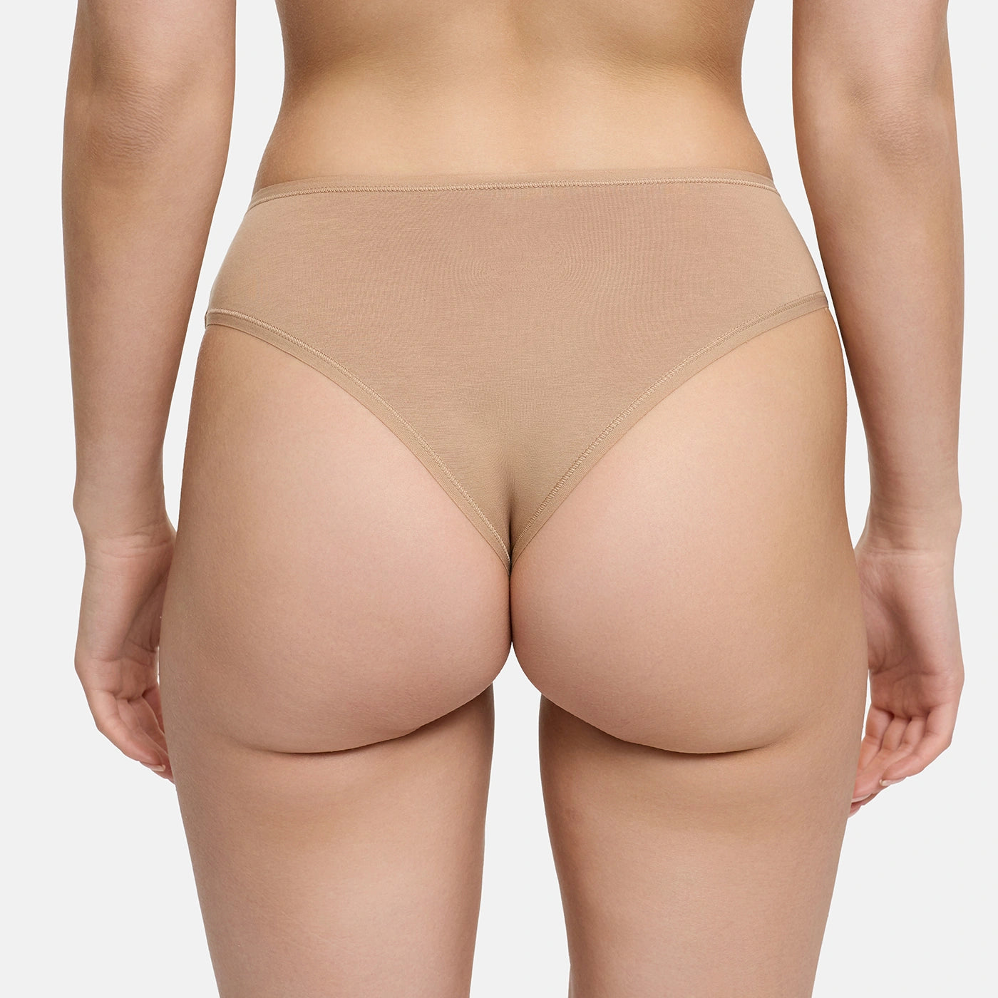High-Waist Cotton Briefs