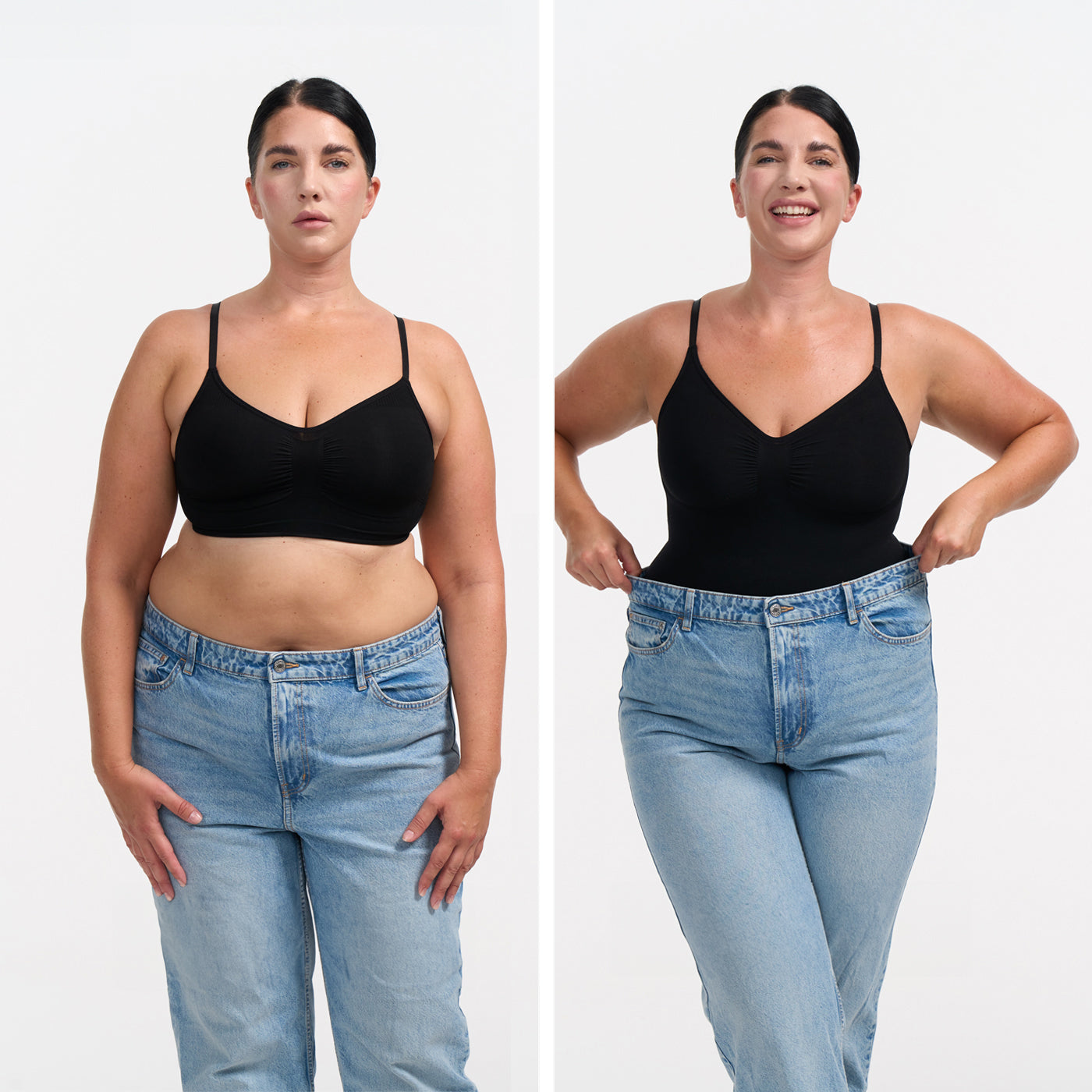 Bodysuit Sculpting Shapewear mit Shorts - Orta Sıkılaştırma