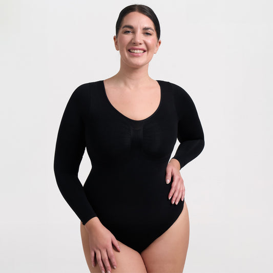 Bodysuit Sculpting Shapewear Longsleeve met slip - Medium Shape