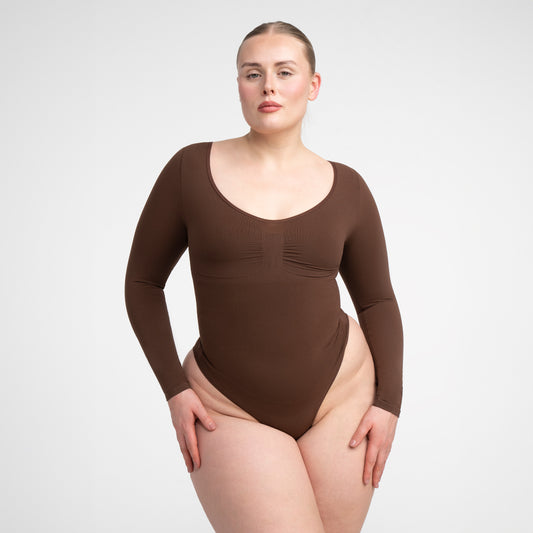 Bodysuit Sculpting Shapewear Longsleeve met slip - Medium Shape