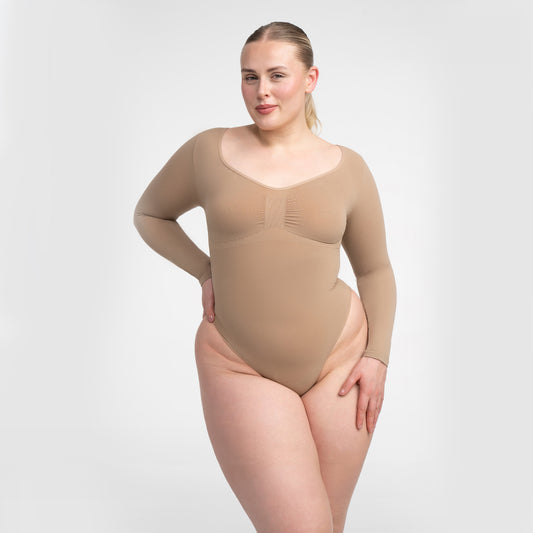 Bodysuit Sculpting Shapewear Longsleeve met slip - Medium Shape