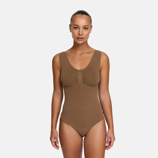Tank Bodysuit Sculpting Shapewear met string