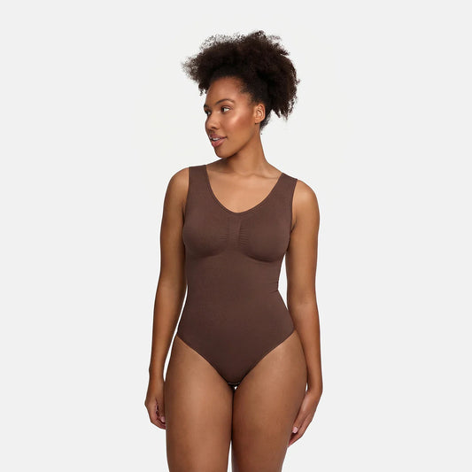 Tank Bodysuit Sculpting Shapewear met string
