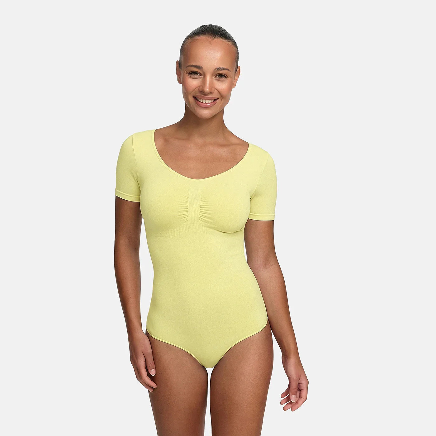 T-Shirt Bodysuit Sculpting Shapewear with Briefs