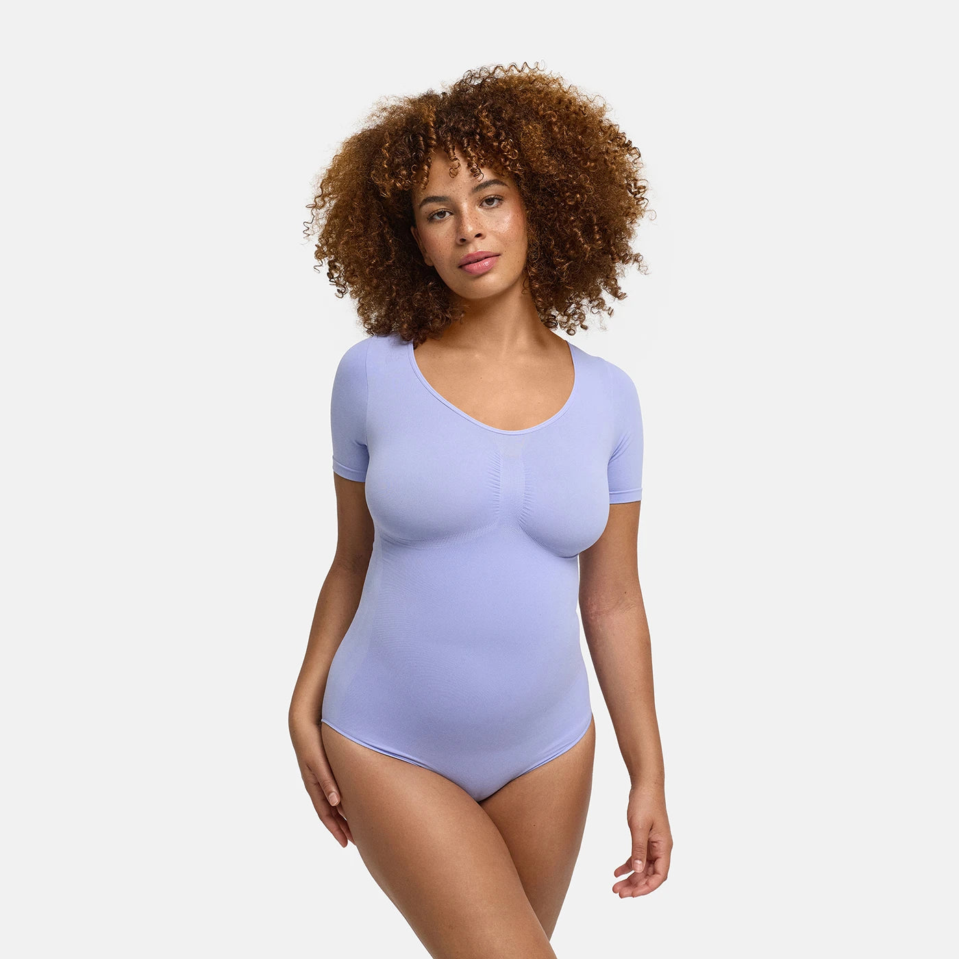 T-Shirt Bodysuit Sculpting Shapewear with Briefs