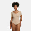 T-shirt bodysuit sculpting shapewear met string