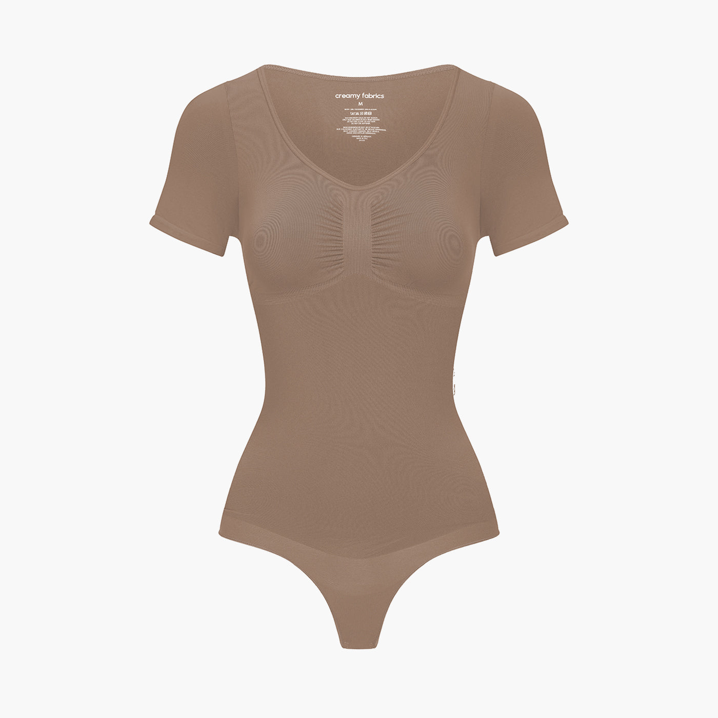 T-shirt bodysuit sculpting shapewear met string