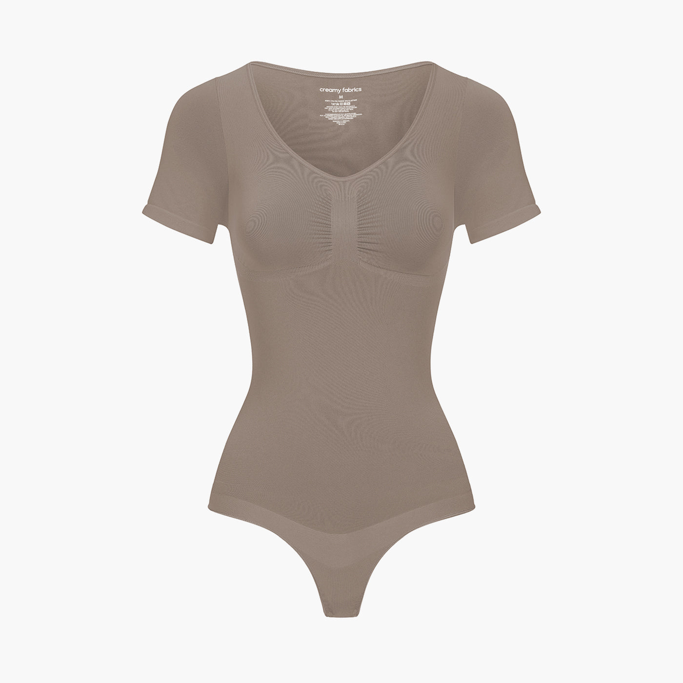 T-shirt bodysuit sculpting shapewear met string
