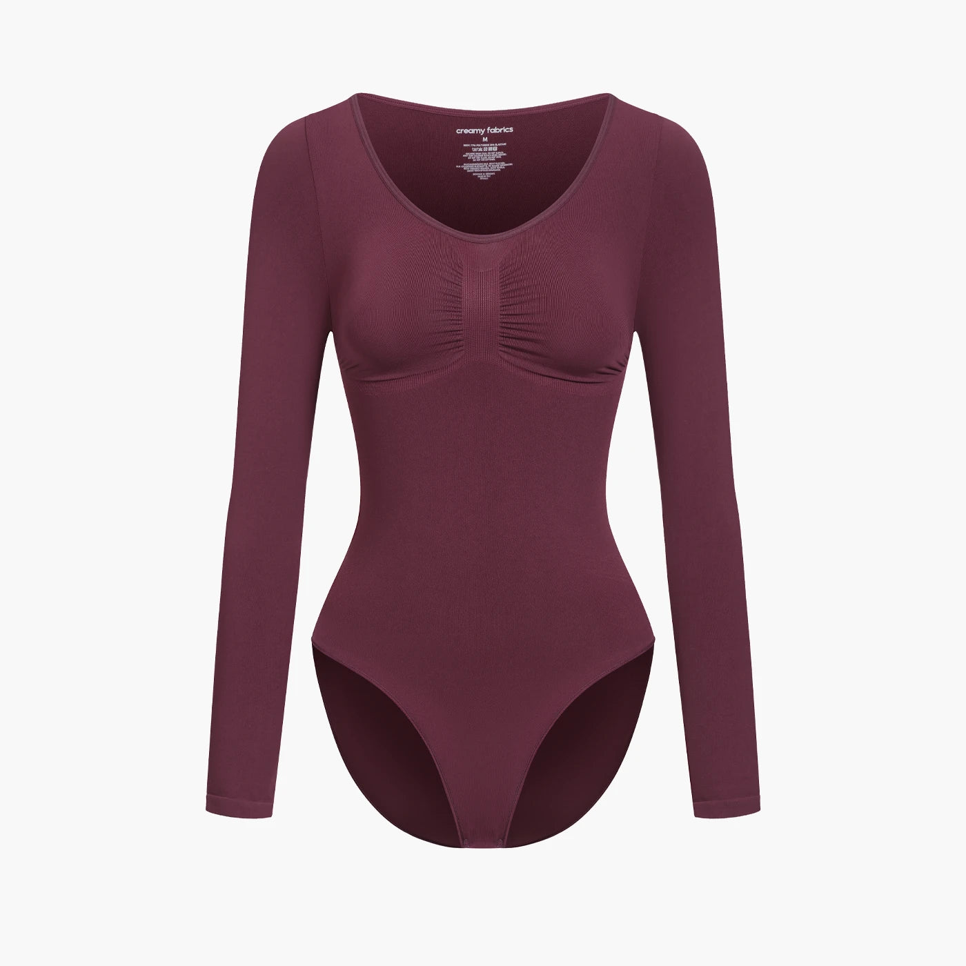 Body contenitivo modellante a maniche lunghe con slip