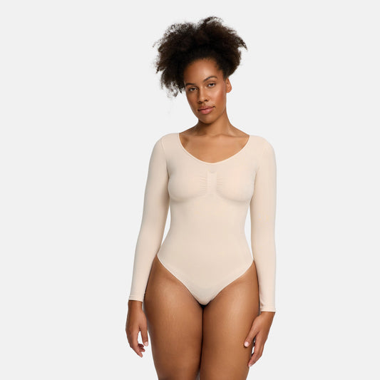 Bodysuit Sculpting Shapewear Longsleeve met slip