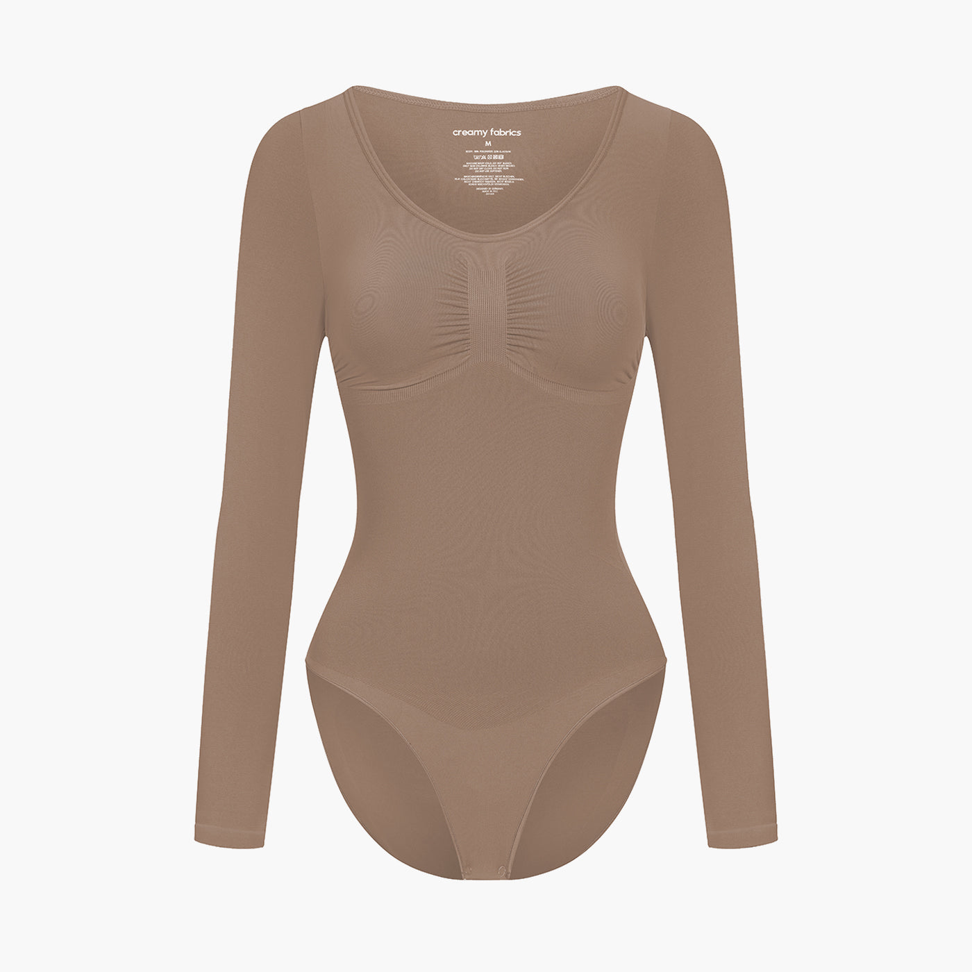 Body contenitivo modellante a maniche lunghe con slip