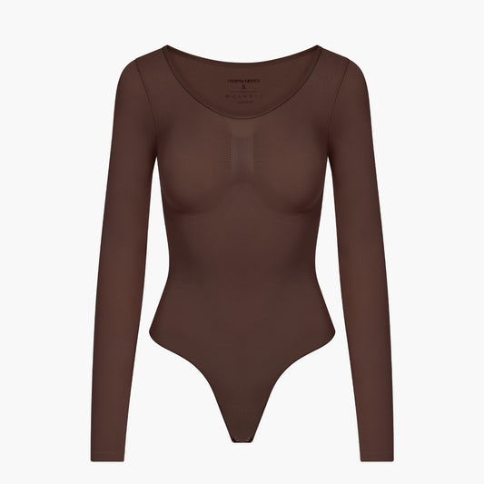 Bodysuit Sculpting Shapewear Longsleeve met string