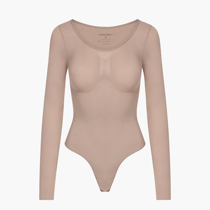 Bodysuit Sculpting Shapewear Longsleeve met string