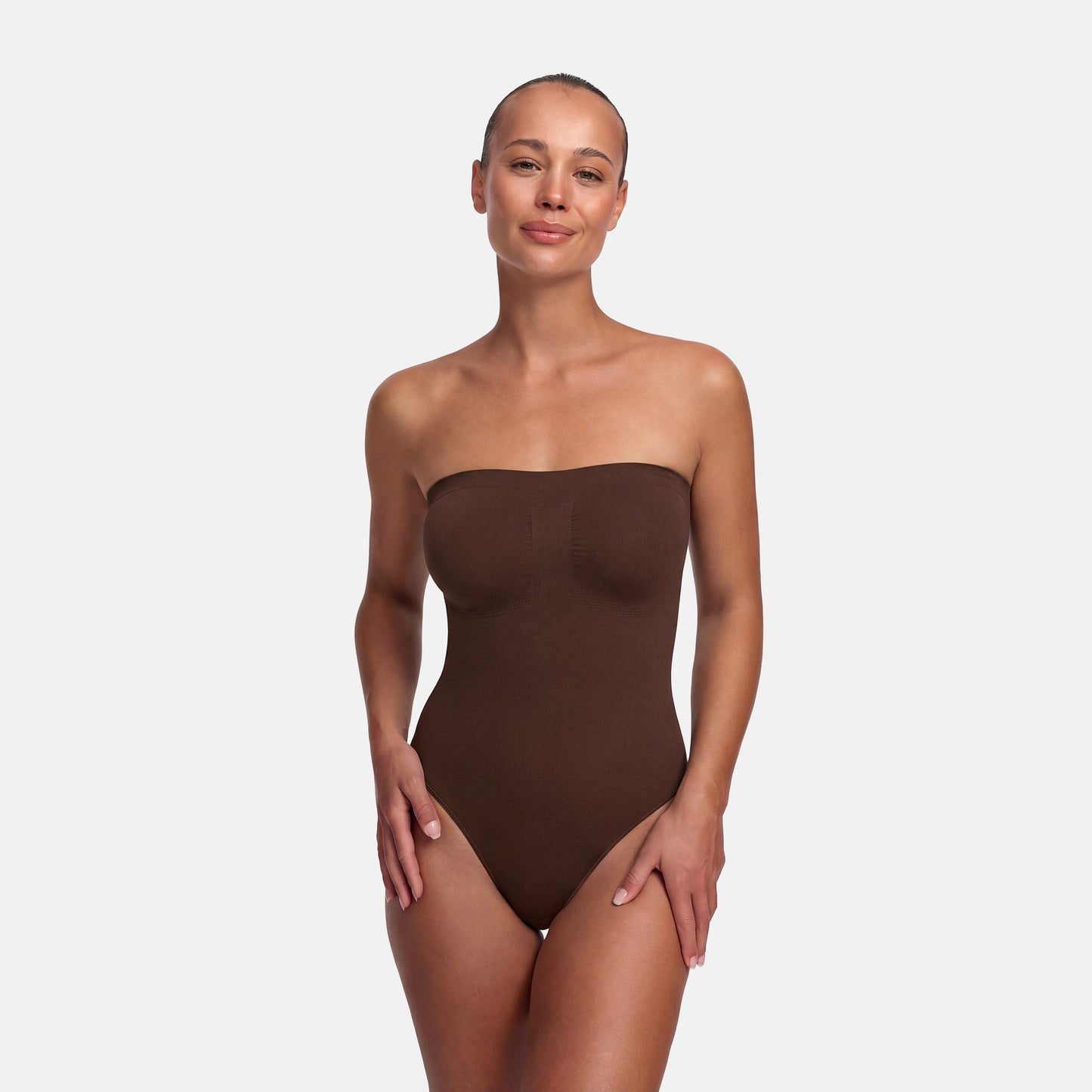 Strapless Sculpting Shapewear Thong Bodysuit