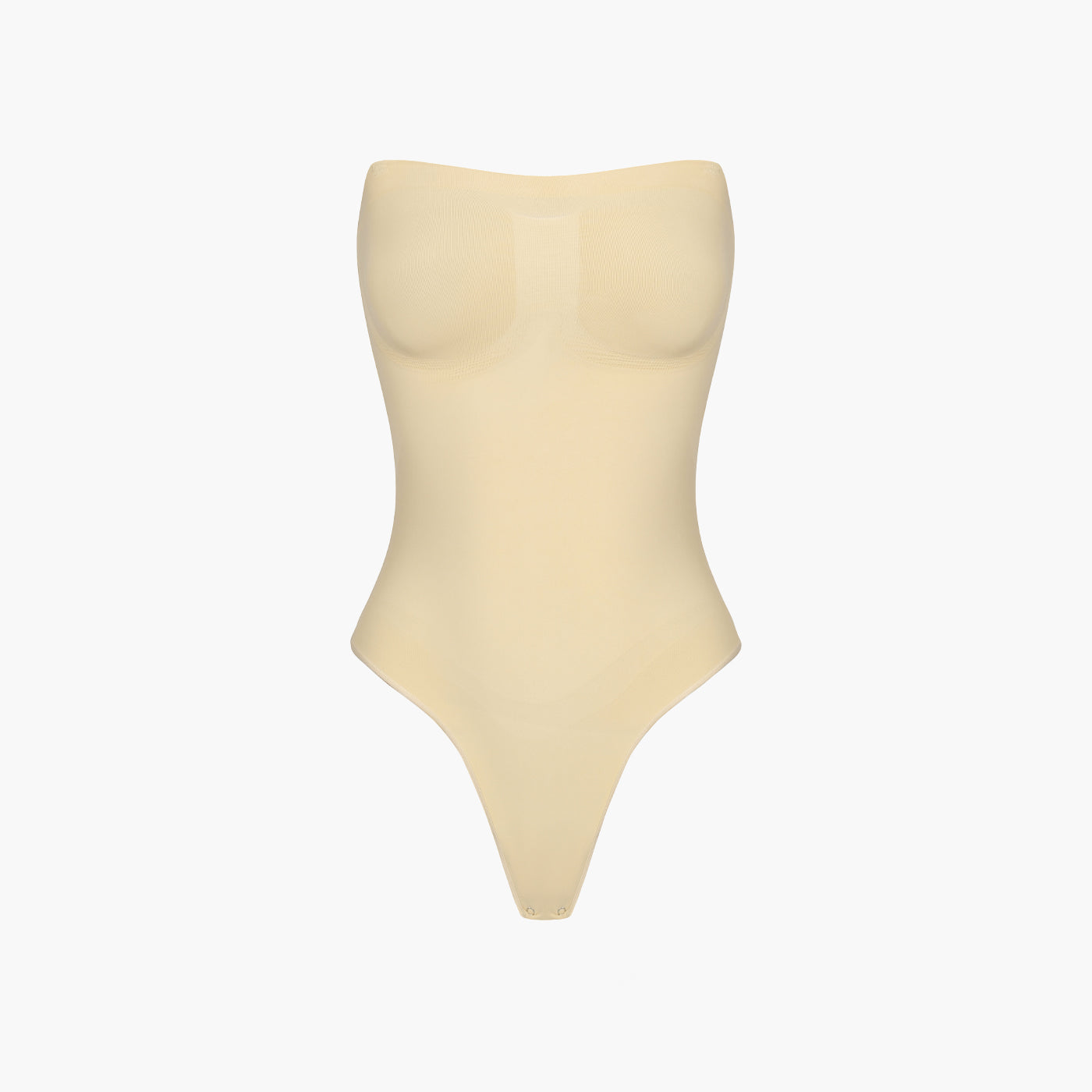 Strapless Sculpting Shapewear Thong Bodysuit