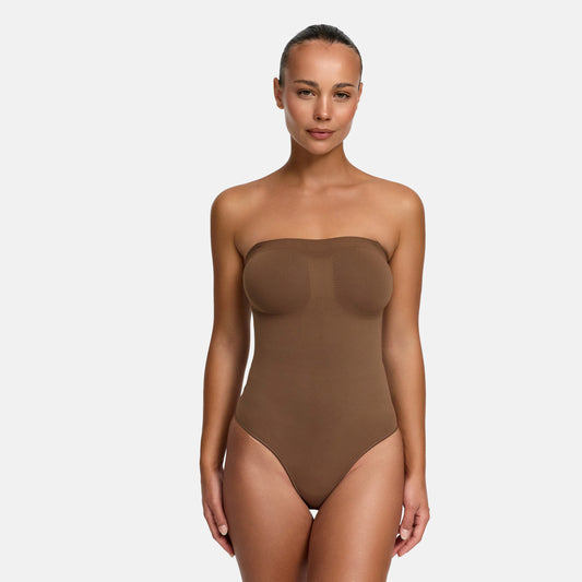Naadloze corrigerende bodysuit met string