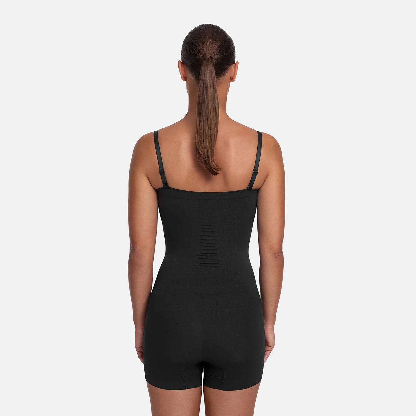 Mouwenloze bodysuit sculpting shapewear met shorts