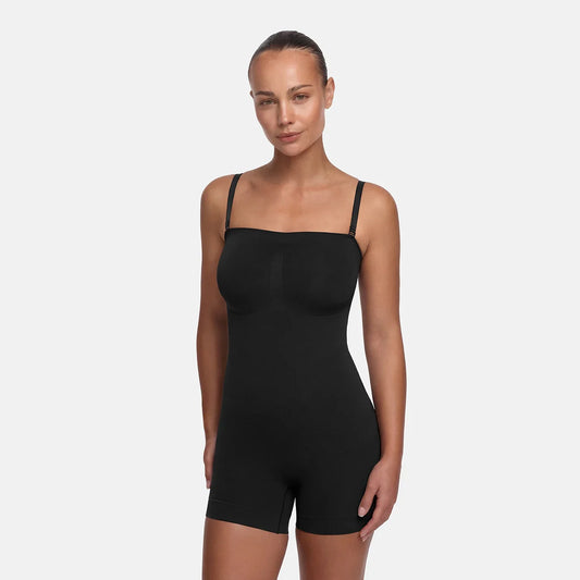 Mouwenloze bodysuit sculpting shapewear met shorts