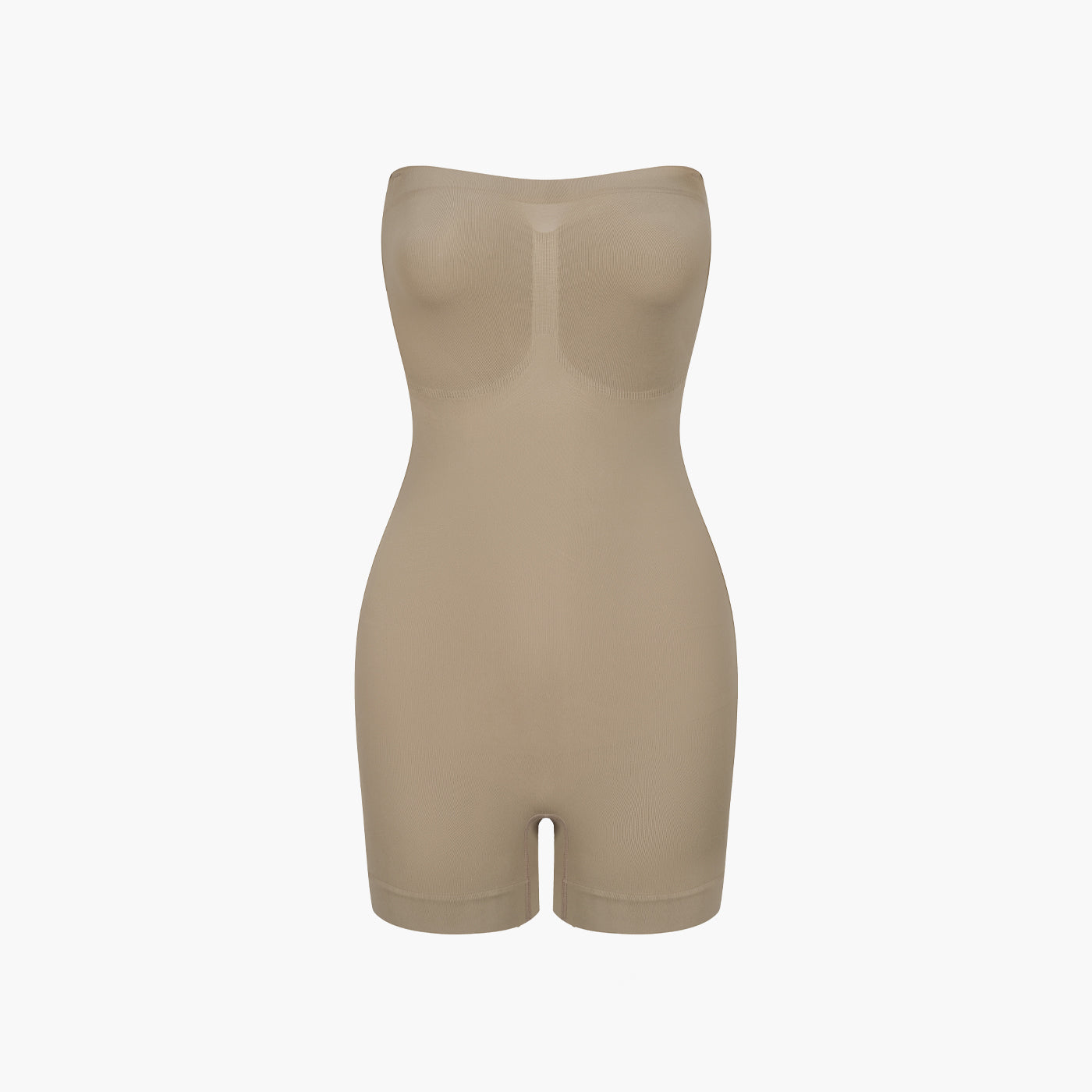 Mouwenloze bodysuit sculpting shapewear met shorts