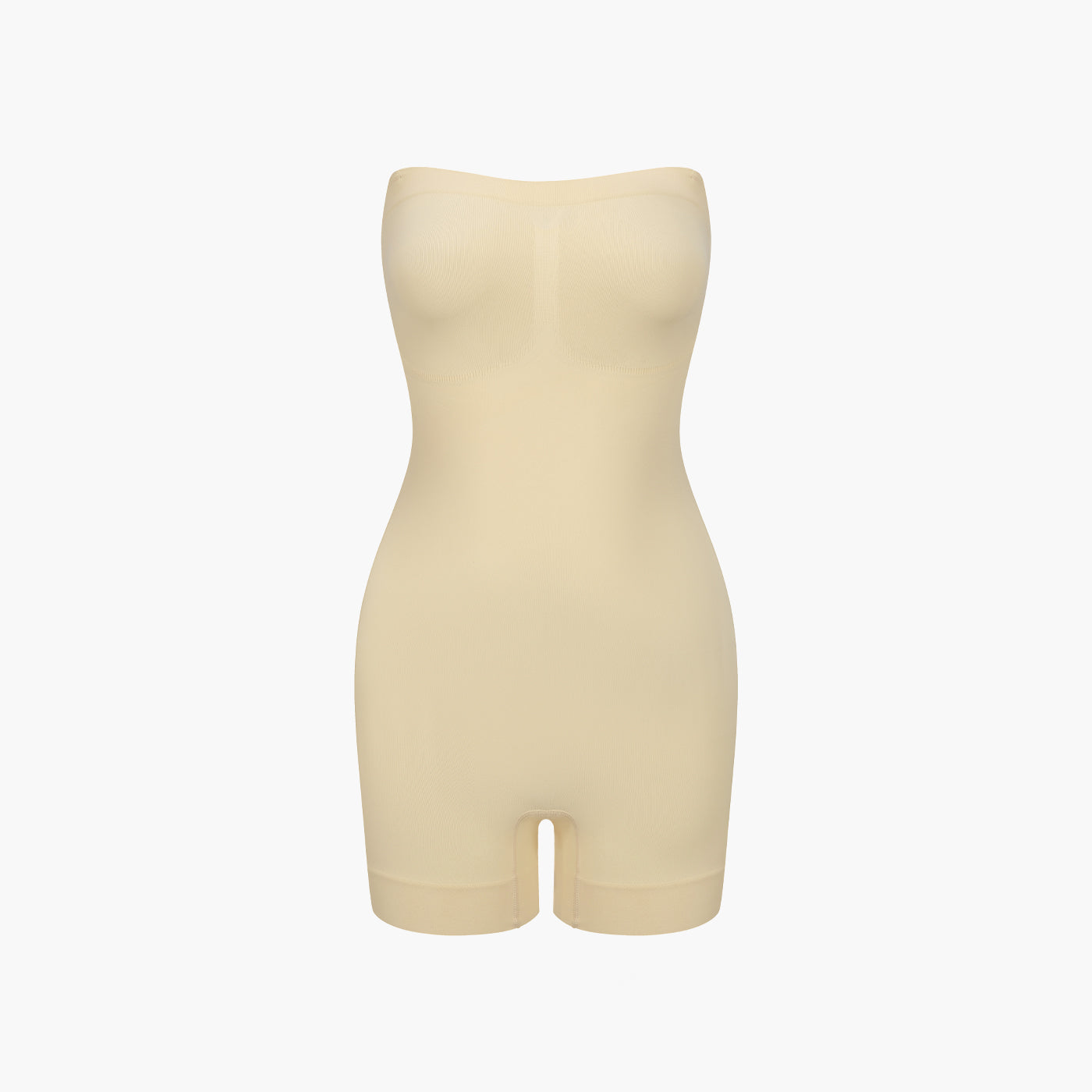 Mouwenloze bodysuit sculpting shapewear met shorts