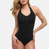 Halterneck shapewear met string