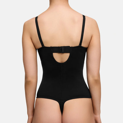 Push-up bodysuit with thong