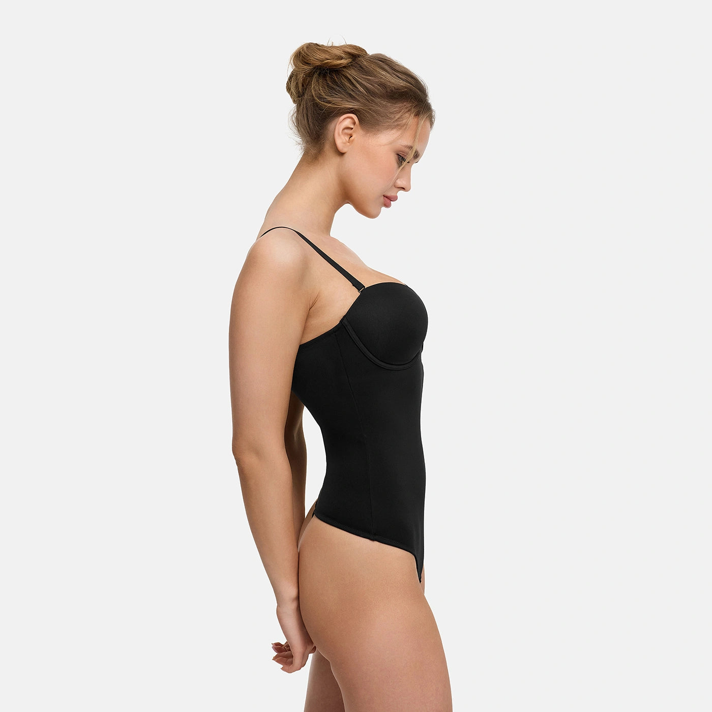 Push-up bodysuit with thong