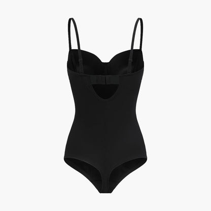 Push-up bodysuit with thong