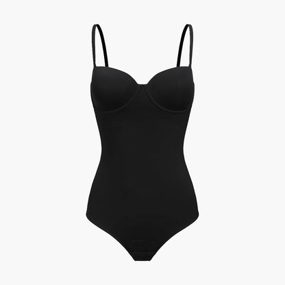 Push-up bodysuit with thong