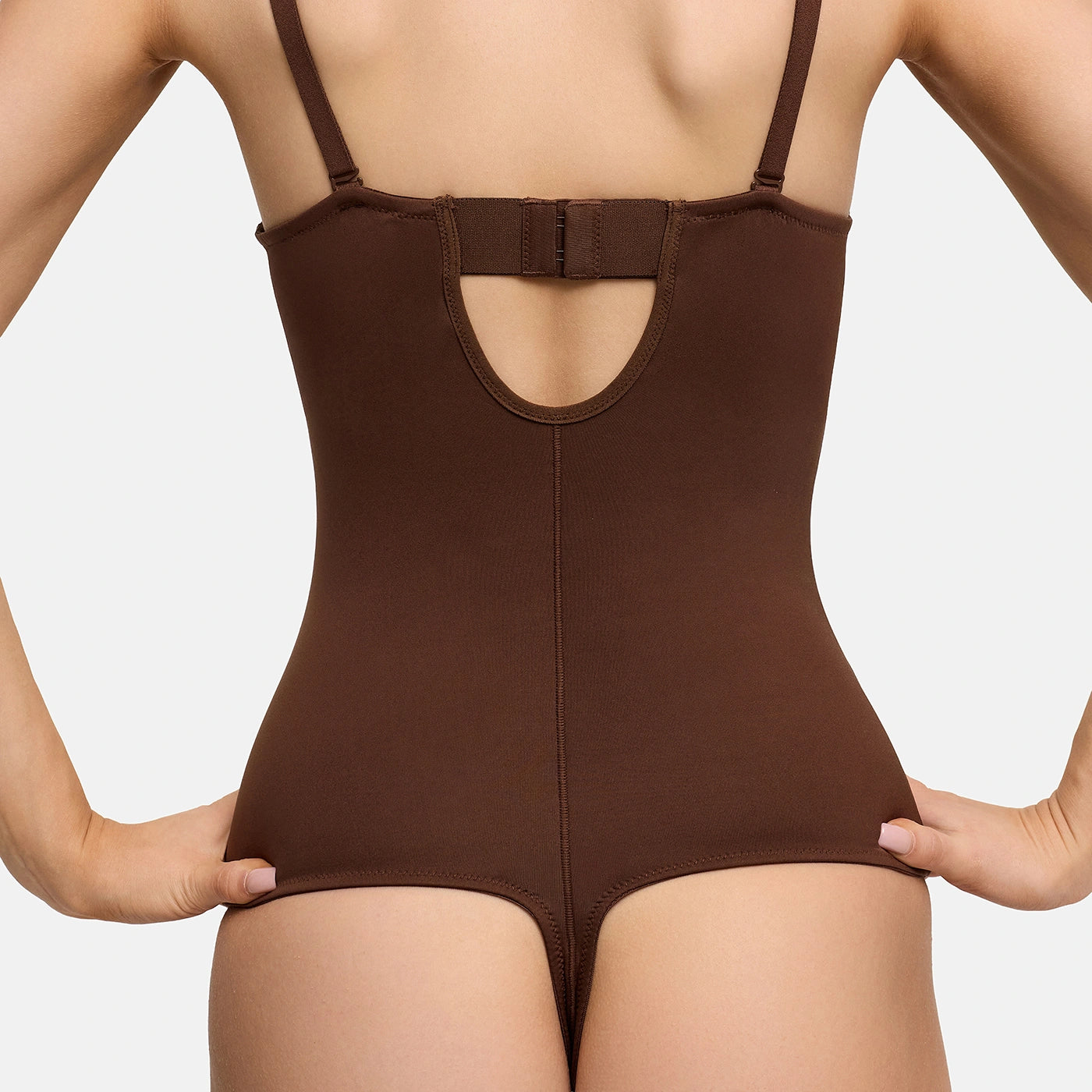 Push-up bodysuit with thong