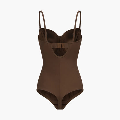 Push-up bodysuit with thong