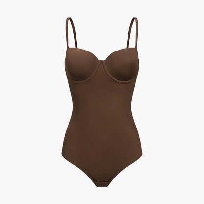 Push-up bodysuit with thong