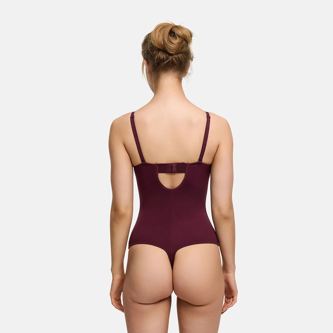Push-up bodysuit with thong