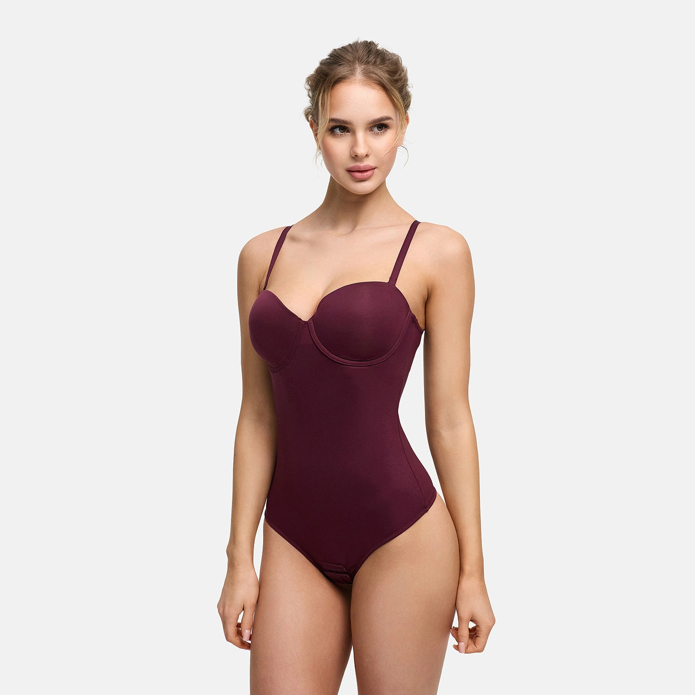 Push-up bodysuit with thong