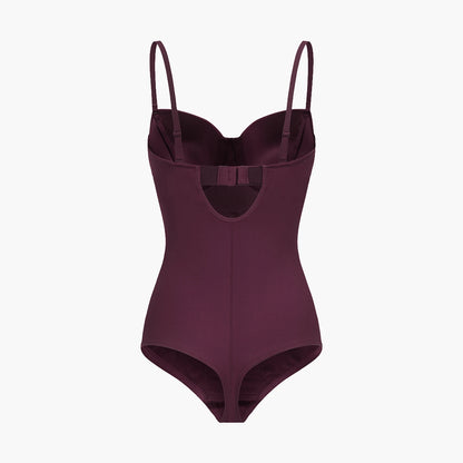 Push-up bodysuit with thong