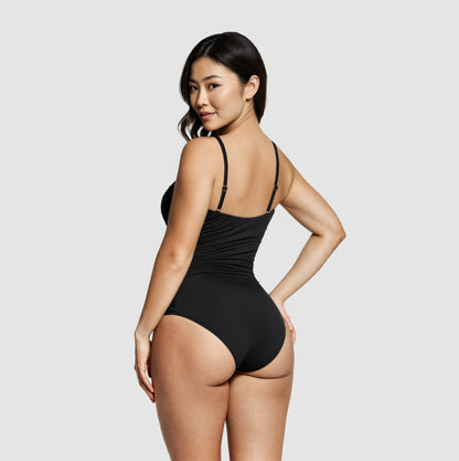 Shaping-badpak met plooitjes