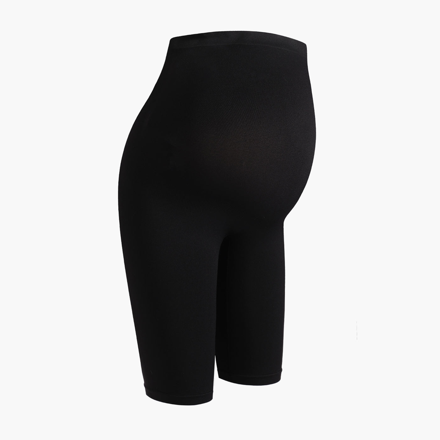 Naadloze zwangerschapsshort met hoge taille