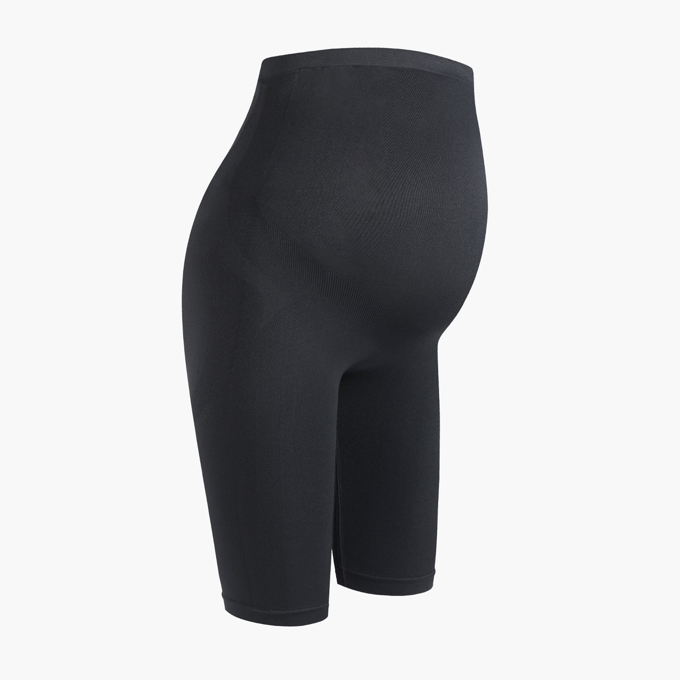 Naadloze zwangerschapsshort met hoge taille