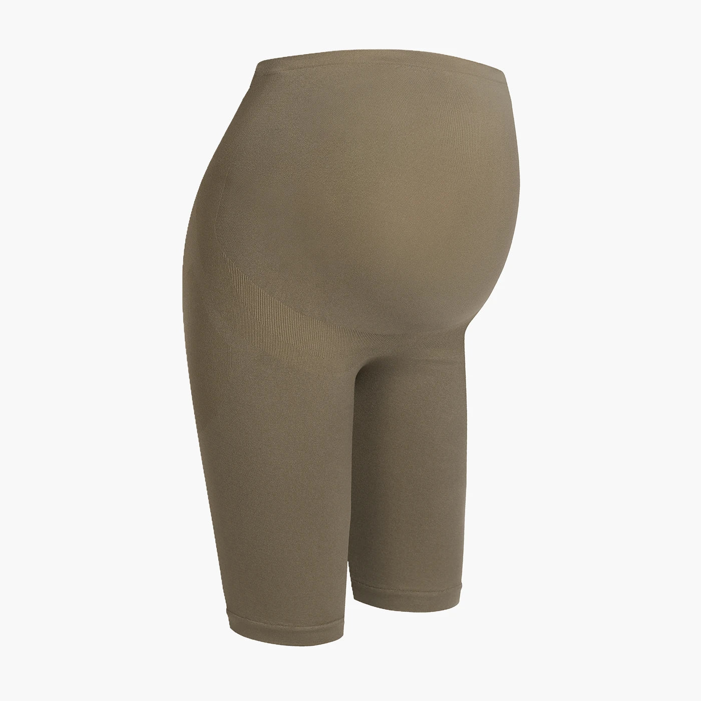 Naadloze zwangerschapsshort met hoge taille