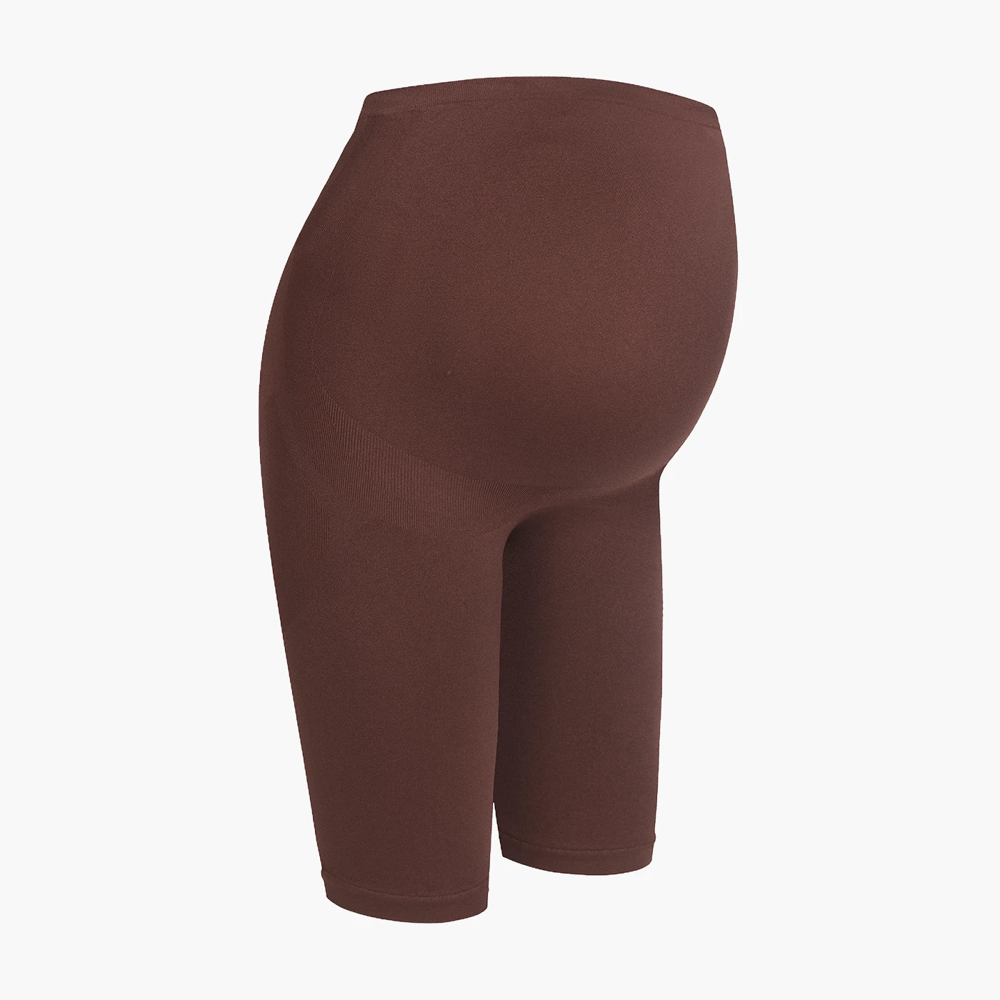 Naadloze zwangerschapsshort met hoge taille